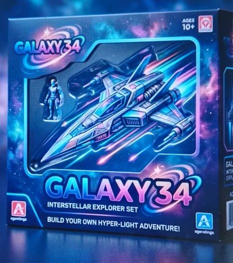 Set de la nave interestelar Galaxy 34