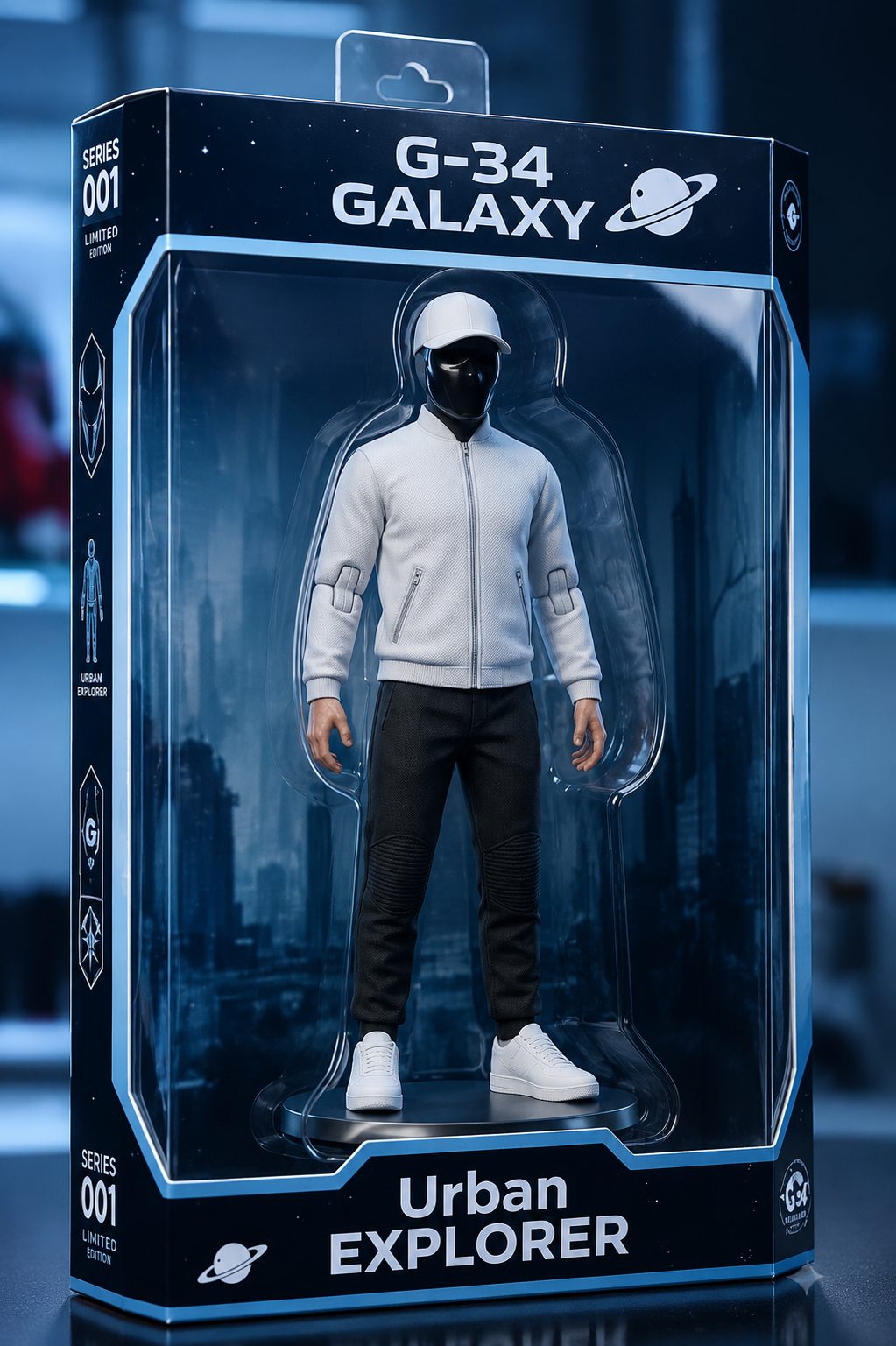 Figura G-34 Galaxy Urban Explorer en su empaque Serie 001