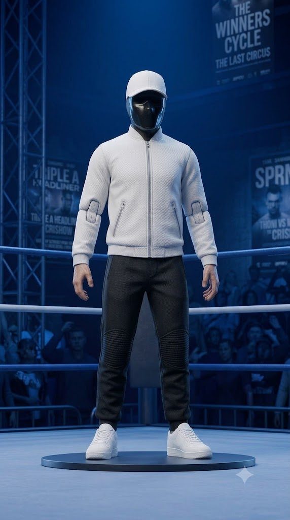 Figura G-34 Galaxy Urban Explorer con gorra blanca y casco negro